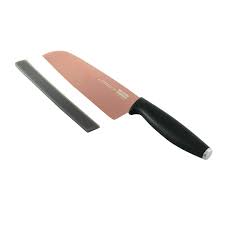 چاقو ساطوری تینانیوم رُز گلد Santoku