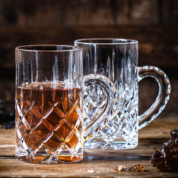 ست دو عددی لیوان دسته دار چای نابلس /ضد حرارت